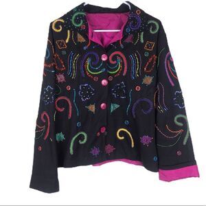 Southcoast Beaded Collage Jacket